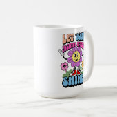 Positieve houding Motivatie Inspirerend Koffiemok (Voorkant rechts)