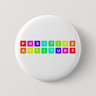 positieve houding ronde button 5,7 cm