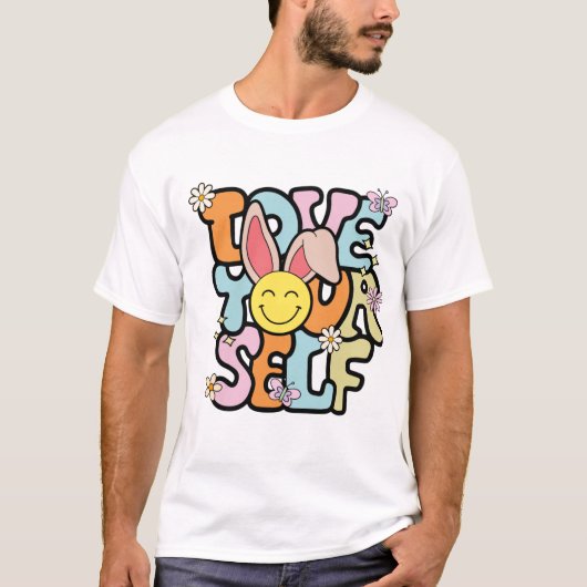 Positieve Inspire-Shirten | Love Yourself T-shirt (Voorkant)