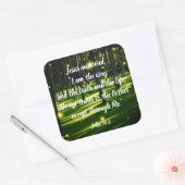Positieve Inspirerend Christelijke Schrift Sticker (Envelop)
