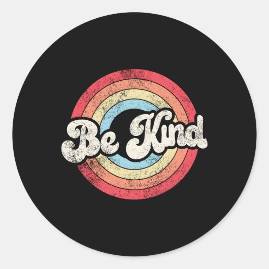 Positieve Inspirerend gevoeligheid Ronde Sticker (Voorkant)