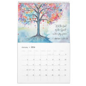 Positieve inspirerend motivatie bijbelteksten kalender (Jan 2026)