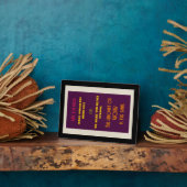 Positieve Inspirerende Spreuk over Leven Fotoplaat (Zijkant)