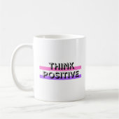 positieve instelling inspirerend positieve koersen koffiemok (Links)