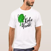 Positieve Kale Pun - Kale Ja! T-shirt (Voorkant)