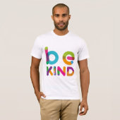 Positieve kleurtekst vinden t-shirt (Voorkant volledig)