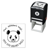 Positieve leraar Lof Panda Pun Pre Inked Stempel (In situ)