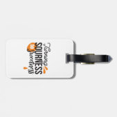 Positieve levensboodschap - Van zuur naar zoet Bagagelabel (Achterkant horizontaal)