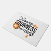 Positieve levensboodschap - Van zuur naar zoet Deurmat (Schuin)