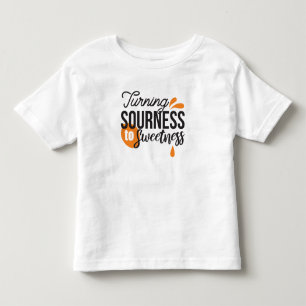 Positieve levensboodschap - Van zuur naar zoet Kinder Shirts