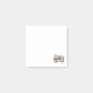 Positieve levensboodschap - Van zuur naar zoet Post-it® Notes