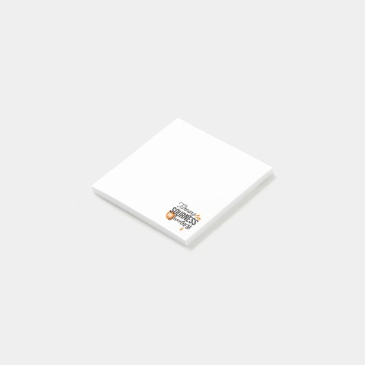 Positieve levensboodschap - Van zuur naar zoet Post-it® Notes (Schuin)