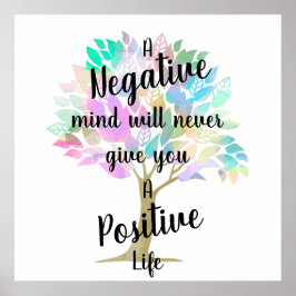 Positieve Levenscitaat Poster