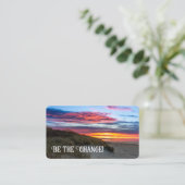 Positieve levenshouding motivatie quotecoaching visitekaartje (Staand voorkant)