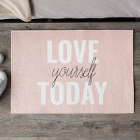 Positieve liefde vandaag uzelf - Pastel roze prijs