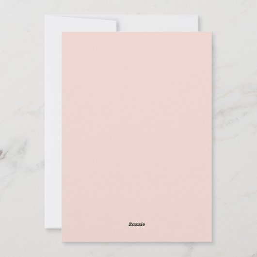 Positieve liefde vandaag uzelf - Pastel roze prijs Feestdagenkaart (Achterkant)