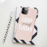 Positieve liefde vandaag uzelf - Pastel roze prijs iPhone 11Pro Max Hoesje<br><div class="desc">Positieve liefde vandaag uzelf - Pastel roze prijsopgave</div>