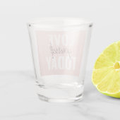 Positieve liefde vandaag uzelf - Pastel roze prijs Shot Glas (Achterkant)