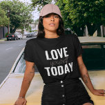 Positieve liefde vandaag uzelf - Pastel roze prijs T-shirt<br><div class="desc">Positieve liefde vandaag uzelf - Pastel roze prijsopgave</div>