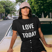 Positieve liefde vandaag uzelf - Pastel roze prijs T-shirt