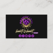 Positieve liefdesinstellingen Visitekaartje Standa (Achterkant)