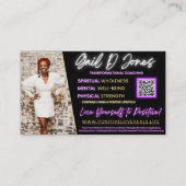 Positieve liefdesinstellingen Visitekaartje Standa (Voorkant)