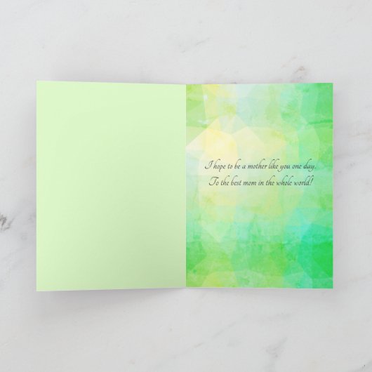 Positieve Mango Pun - Mangonificent Mom Kaart (Binnen)