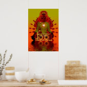 Positieve meditatieposter poster (Keuken)