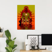 Positieve meditatieposter poster (Thuiskantoor)