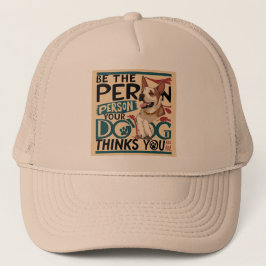 Positieve menselijke doelen trucker pet