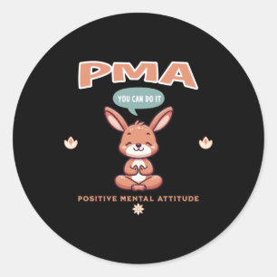 Positieve mentale houding kangoeroe Sticker