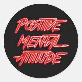 Positieve mentale houding Sticker