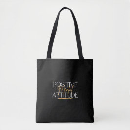 Positieve mentale houding tote bag