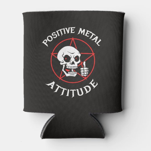 Positieve metaalhouding blikjeskoeler (Voorkant)