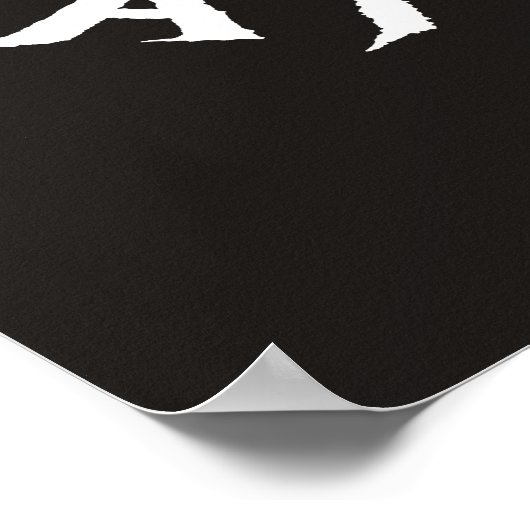 Positieve metaalhouding poster (Hoek)