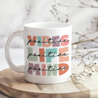 Positieve Mind Esthetische Typografie Mok