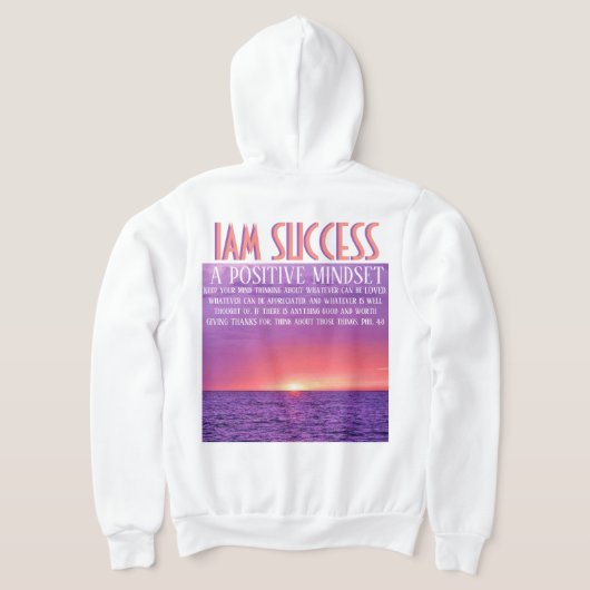 POSITIEVE MINDSET HOODIE (Laag Achter)
