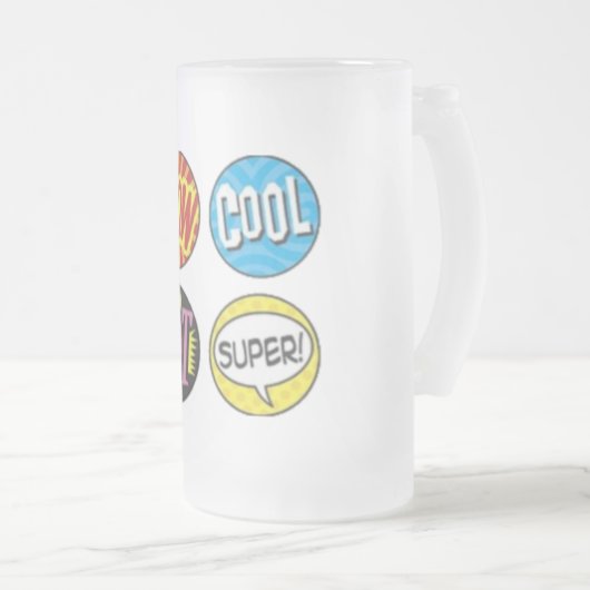 Positieve Mok glasbier (Voorkant rechts)