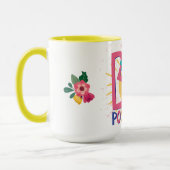 Positieve Mok met bloemen (Links)
