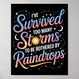 Positieve Motivatie Inspirerend, Ik Heb M Overleef Poster
