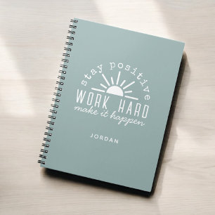 Positieve Motivatie Mantra met Elke Naam Notitieboek
