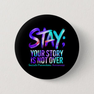 Positieve Motivatie Ondersteuning Preventie Bewust Ronde Button 5,7 Cm