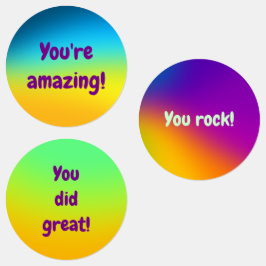 Positieve Motivatie Stickers