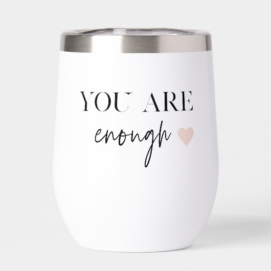 Positieve motivatie u bent genoeg Citaat (Achterkant)