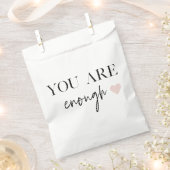 Positieve motivatie u bent genoeg Citaat Bedankzakje (Geknipt)