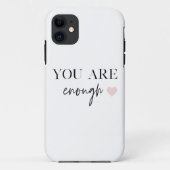 Positieve motivatie u bent genoeg Citaat Case-Mate iPhone Case (Achterkant)