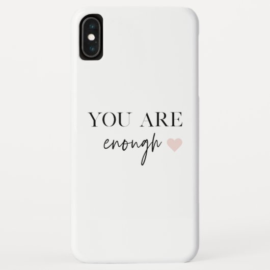 Positieve motivatie u bent genoeg Citaat Case-Mate iPhone Case (Achterkant)