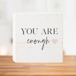 Positieve motivatie u bent genoeg Citaat Houten Kist Print<br><div class="desc">Op zoek naar een dagelijkse herinnering dat je genoeg bent? Je hoeft niet verder te kijken! Introductie van onze "You Are Enough" citaatproducten, ontworpen om positieve motivatie te bieden en uw geesten op te tillen wanneer u het nodig hebt. Met deze inspirerende producten kunt u de bekrachtigende boodschap van zelfacceptatie...</div>