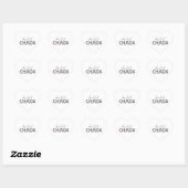 Positieve Motiverende Tekst Mooie Chaos Hart Sticker (Vel)