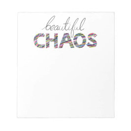 Positieve Motiverende Tekst Mooie Chaos Notitieblok